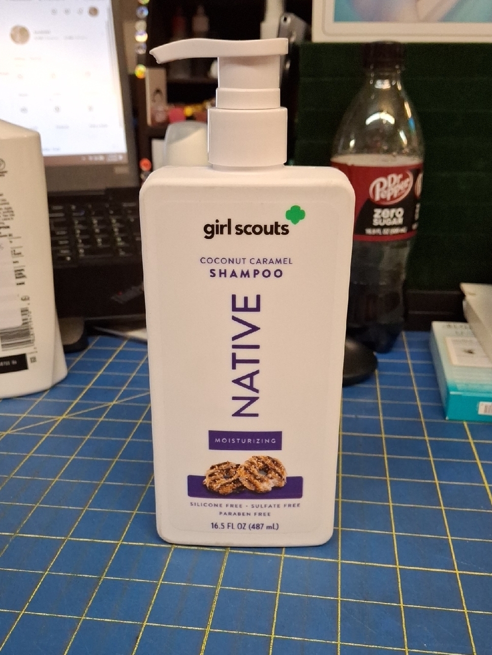 Native - Girl Scouts Coconut Caramel Shampoo Pump 487ml New Bottle